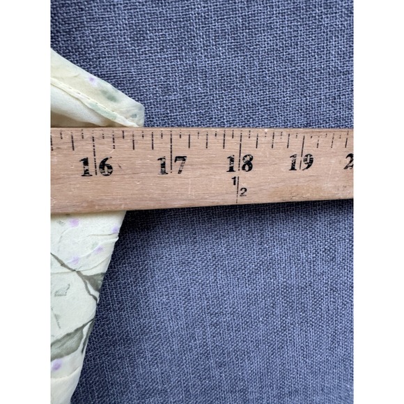 Vintage Dress Sz 5/6 Floral Yellow Fairy Y2K Midi Romantic Coquette - Picture 4 of 6